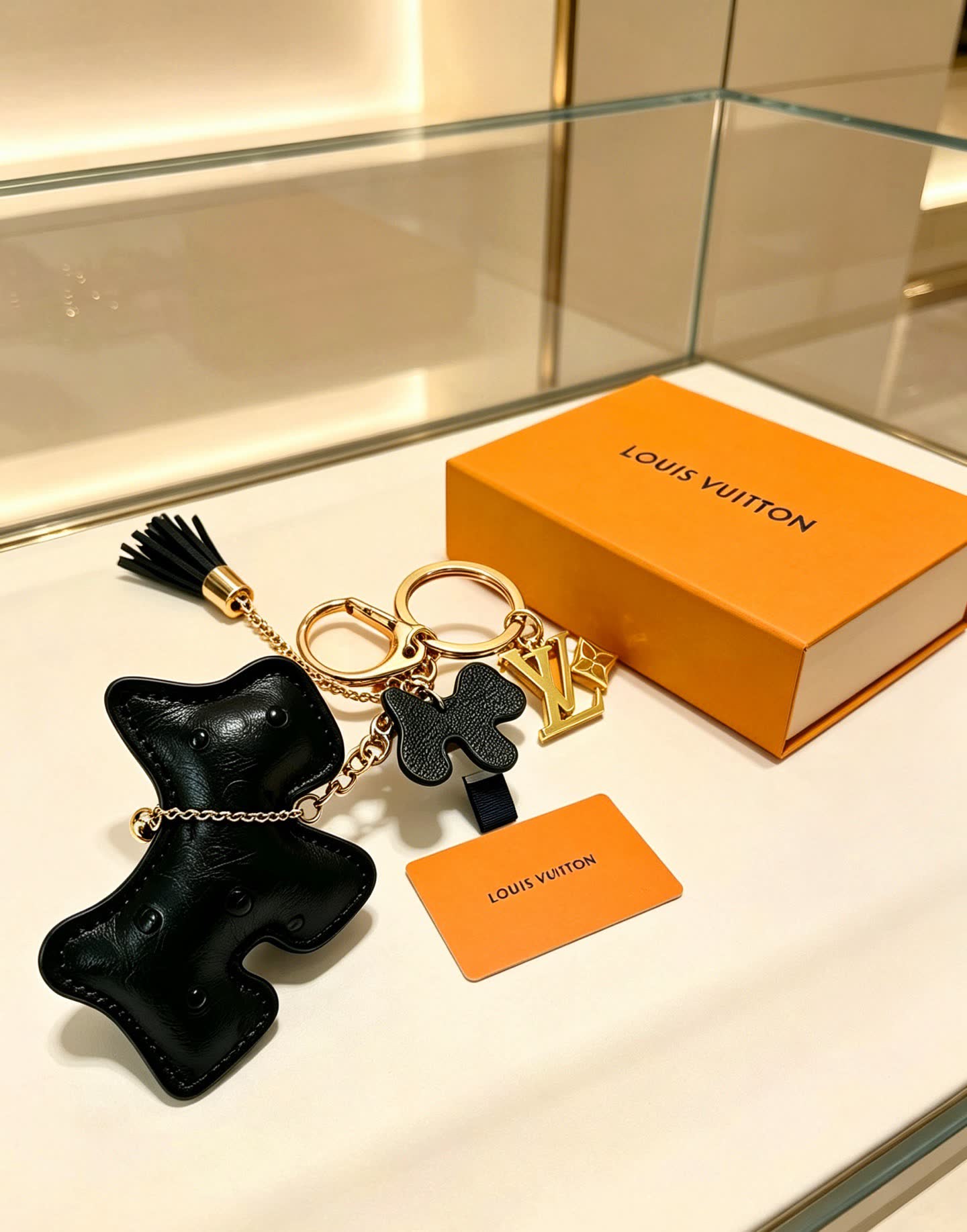 Louis Vuitton Monogram World Tour Keychain